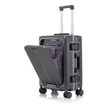 Imagem de Mala Suíça Promoção Especial Viagem Com Estilo Branco Lisa - YQ Apice,