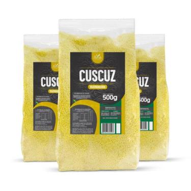 Imagem de Kit 3x Cuscuz Marroquino 500g Navida