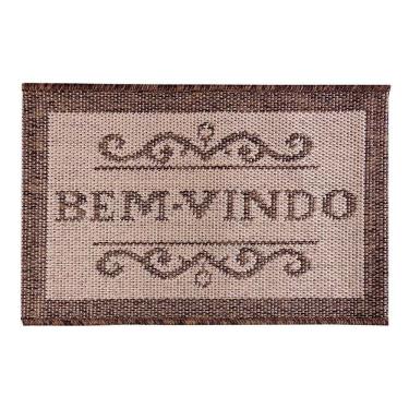 Imagem de Capacho Eco Nature Bem Vindo-5 70 Marrom 0,40x0,60m