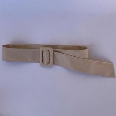 Imagem de Cinto Feminino Faixa Fivela Forrada Retangular Nude-Feminino