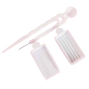 Imagem de oshhni Conjunto de 3 peças de ferramentas para miçangas de fusão de 2,6 mm com pinça e placa alinhadora, bandeja de seleção fácil para entusiastas de, Branco