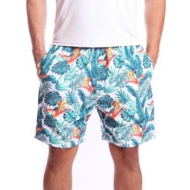 Imagem de Short Tactel Ox Silver Floral Flores-Masculino
