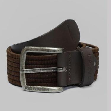 Imagem de Cinto Red Feather Elástico Canelado Café-Masculino