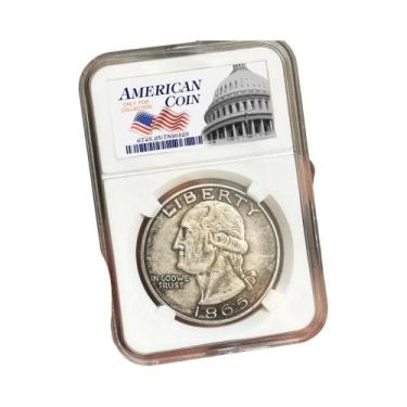 Imagem de Réplica De Moeda Medalha Do Memorial De Washington Estilo Vintage Com 