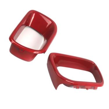 Imagem de TOTMOX Acabamento de ventilação do duto de ar do paquímetro, acabamento da tampa do painel do duto de ar, compatível com Mini Cooper F55 F56 F57 2014-2021 (apenas modelos S), 51117337811, 51117337812