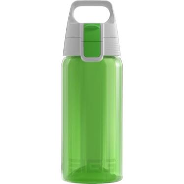 Imagem de SIGG - Garrafa de água infantil - Viva One Green - Adequado para bebidas carbonatadas - À prova de vazamentos - Lavável na máquina de lavar louça - Sem BPA - Esporte e escola - 0,5 L