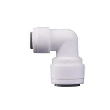 Imagem de Encaixe 1/10.2 cm 6,35 mm OD x 3/20.3 cm tubo 90 graus cotovelo POM conector de encaixe rápido para aquário RO filtro de água sistema de osmose reversa