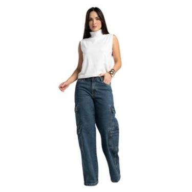 Imagem de Calça John John Oversized Cargo Lyon Feminina-Feminino