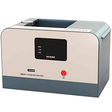 Imagem de Revendedor automático de cartões com toalha de mesa e pôquer, máquina elétrica de revendedor de cartões, máquina rotativa de revendedor de cartões para UNO, Blackjack, Texas Hold'em, jogos de cartas