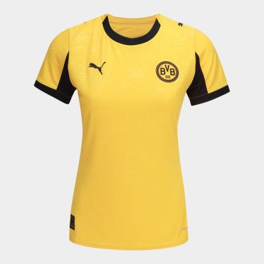 Imagem de Camisa Borussia Dortmund 25/26 s/n Copa Torcedor Puma Feminina-Feminino