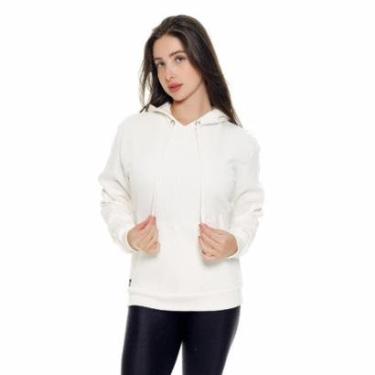 Imagem de Moletom Canguro Feminino United - bege-escuro - gg-Feminino