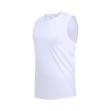 Imagem de Camiseta Sem Mangas Masculina De Tamanho Grande, Respirável, De Secage
