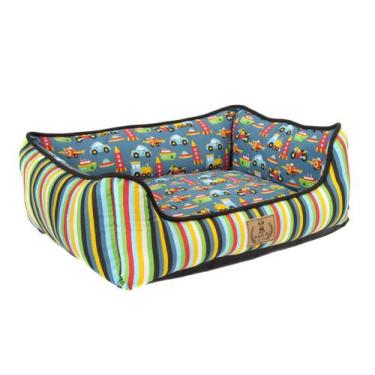 Imagem de Cama Colors para Cachorro e Gato Pet - Bichinho Chic, Preto, G