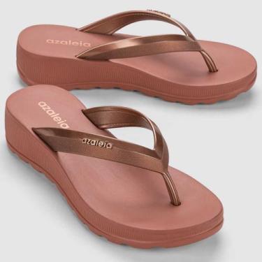 Imagem de Tamanco Plataforma Preta Fabi Azaleia 18908, Marrom, 37