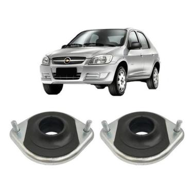 Imagem de Par Coxim Batente Dianteiro Gm Prisma 2007 2008 2009 2010