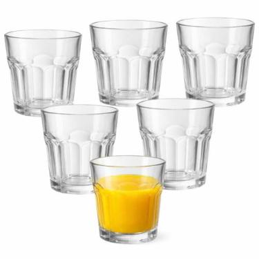 Imagem de Jogo de Copos de Vidro Resistente Para Água Suco 300ml 6pcs - AM