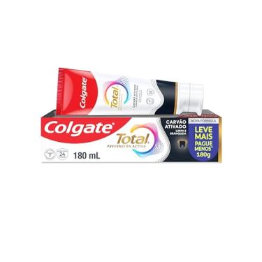 Imagem de Colgate Creme Dental Total Carvão Ativado 180g