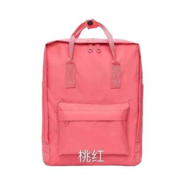 Imagem de Mochila Feminina Impermeável De Lona Para Laptop, Clássica E Confiável