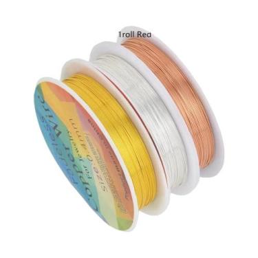 Imagem de Fio De Cobre Colorido Para Pulseiras, Colares E Joias DIY 0.2-1.0mm Ac