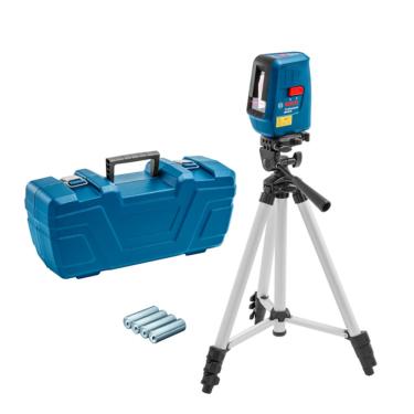 Imagem de Nível a Laser com Tripé Bosch Vermelho 15 metros Nivelox GLL 3 X