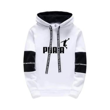 Imagem de Conjunto De Roupas Casuais Masculinas Com Moletom Estampado E Calças D