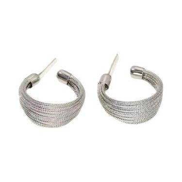 Imagem de Brincos Elegantes Retro Multicamadas Para Mulheres, Joias De Moda Para