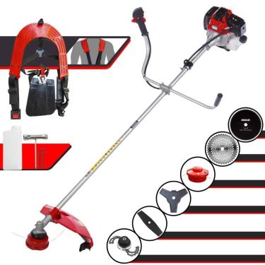 Imagem de Roçadeira Toyama Rt43l 43cc + Facas 2p 3p 40d 80d E Trimmer