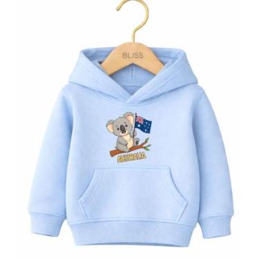 Imagem de Moletom Canguru Infantil Estampa Austrália Canguru Barcos 1030 Criança