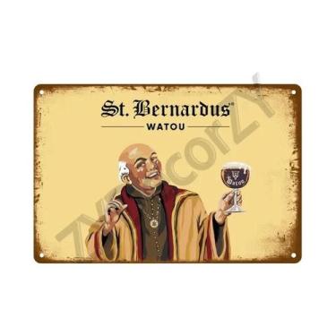 Imagem de Placa De Metal Retrô De Cerveja Para Parede, Arte Decorativa Para Club