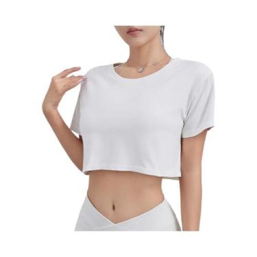 Imagem de Camiseta Feminina Preta Solta Com Design De Transferência Térmica, Man