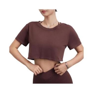 Imagem de Camiseta Feminina Preta Solta Com Design De Transferência Térmica, Man