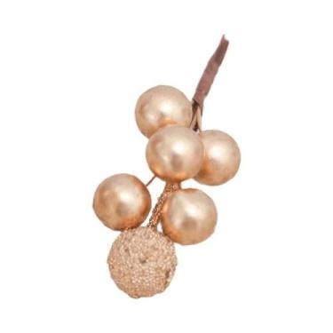 Imagem de 10PCS Flores Artificiais De Frutas Vermelhas Para Decoração De Casamen