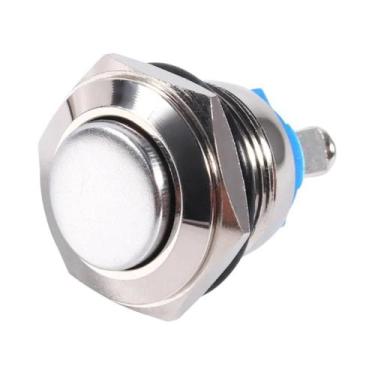Imagem de Botão De Pressão De Metal À Prova D'água 12V 16mm, Redondo, Para Buzin