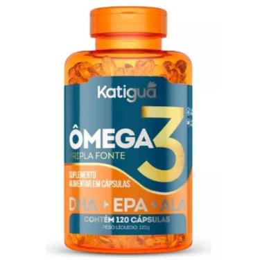 Imagem de Omega 3 tripla fonte 1000mg cps gel c/120- katiguá - KATIGUA