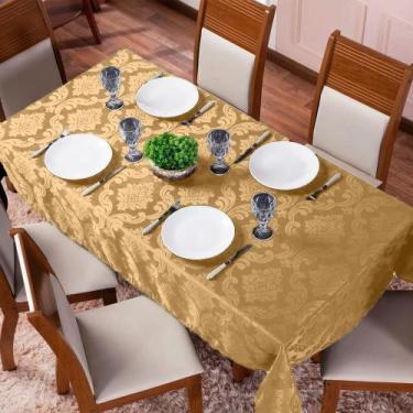 Imagem de Toalha De Mesa Jacquard Retangular 4 Lugares Jacard - FF Enxovais, Dou