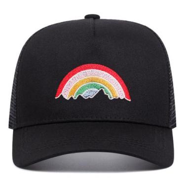 Imagem de Boné de beisebol Rainbows Anime Trucker Summer para homens - yiweisai