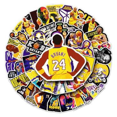 Imagem de Adesivos Kobes Bryants Anime Cartoon 51 peças de PVC impermeável - yiw