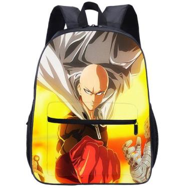 Imagem de Mochila escolar One Punch Man Anime para crianças - yiweisai