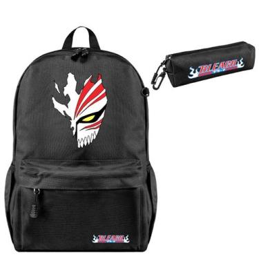 Imagem de Mochila Bleachs Anime School Bleach, conjunto de 2 peças para crianças