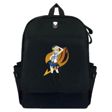 Imagem de Mochila escolar Fairys Tails Anime para crianças - yiweisai