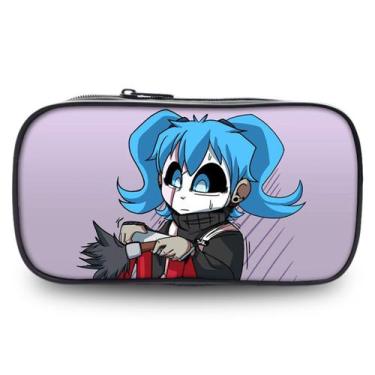 Imagem de Bolsa de lápis Sallys Faces Anime de grande capacidade 20x5x10cm - yiw
