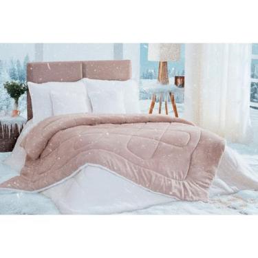 Imagem de Coberdrom aconhego liso king 1 peça - morada dos enxovais, avela