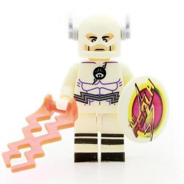 Imagem de Boneco Super Herois Vilões Quadrinhos Hq Bloco De Montar