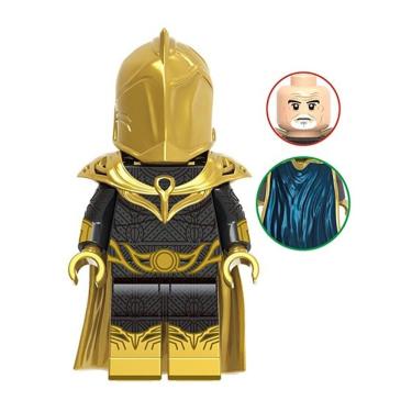 Imagem de Boneco Super Herois Vilões Quadrinhos Hq Bloco De Montar