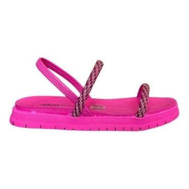 Imagem de Sandália Dakota Papete Flatform Brilho Feminina Y6891 Pink-Feminino