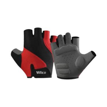 Imagem de Luvas De Ciclismo Masculinas De Verão Respiráveis, Antiderrapantes E C