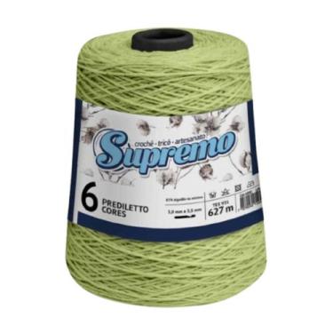 Imagem de Barbante Supremo Prediletto Cores Nº6 627 MT - Enovelar, 22 Verde Abac