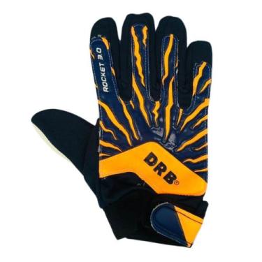 Imagem de Luva De Goleiro Infantil DRB Goalkeeper Varias Cores, Laranja, Azul, 7