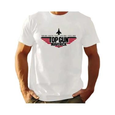 Imagem de Camiseta Masculina De Verão Com Estampa Geométrica Em Algodão Casual S