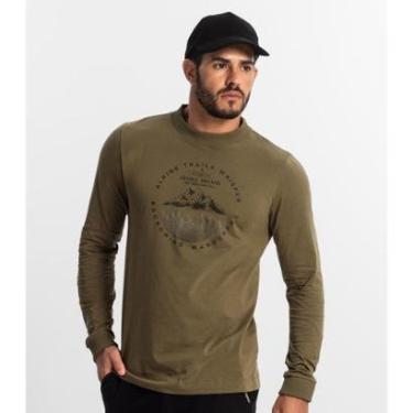 Imagem de Camiseta Masculina Manga Longa Diametro Verde-Masculino